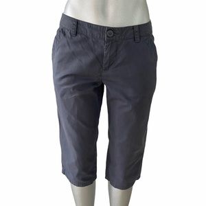 Columbia Capri Pants Outdoor Camping Hiking Navy Blue Low Rise Cropped Y2k